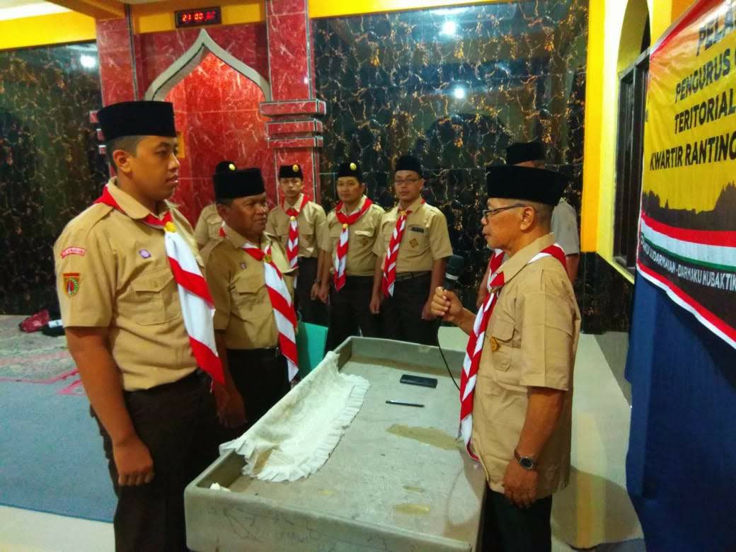Pelantikan Gudep Al Mulani Kecamatan Tugu