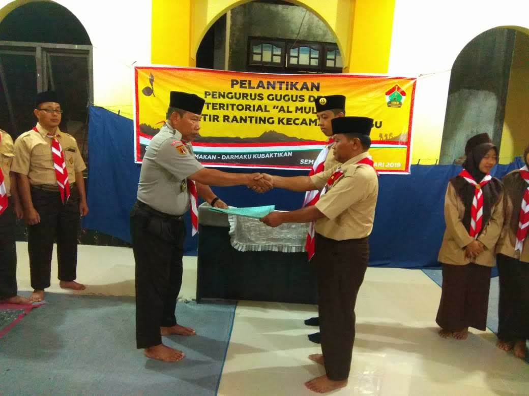 Pelantikan Gudep Al Mulani Kecamatan Tugu