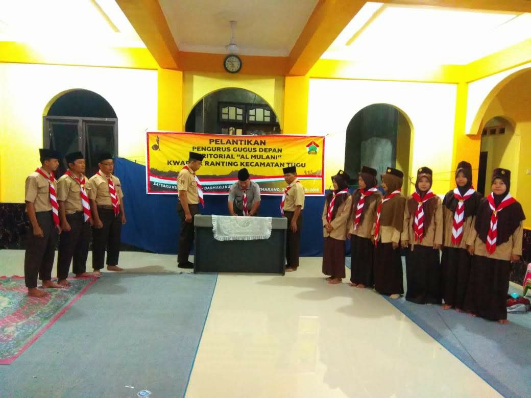 Pelantikan Gudep Al Mulani Kecamatan Tugu