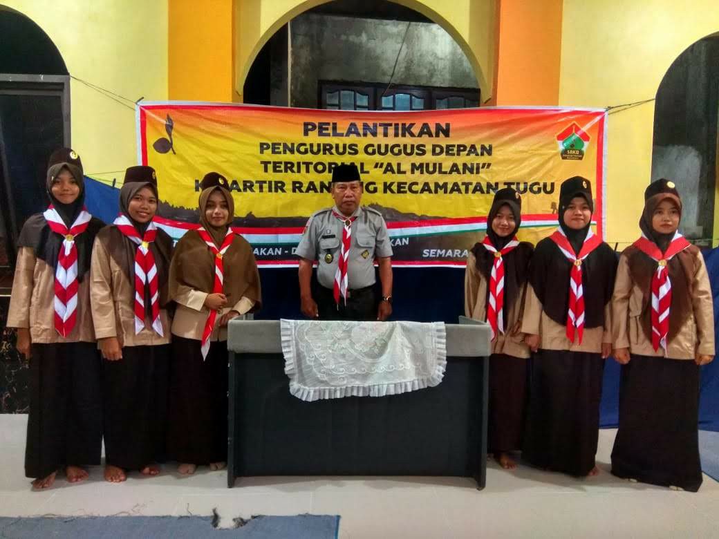 Pelantikan Gudep Al Mulani Kecamatan Tugu