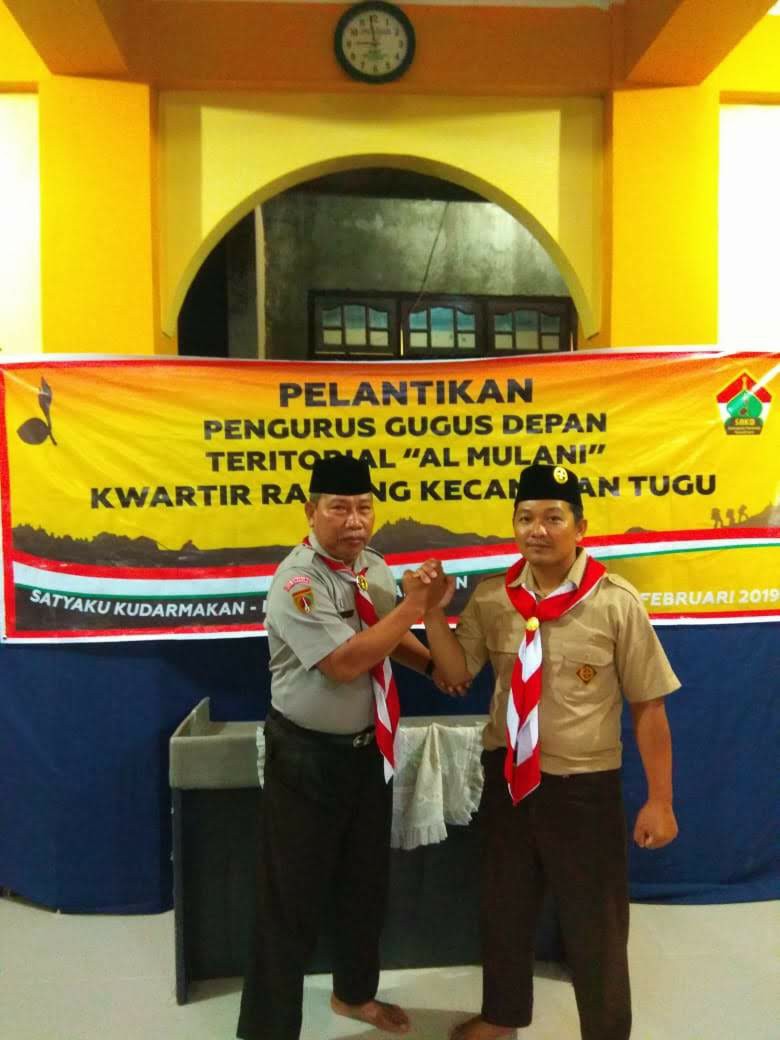 Pelantikan Gudep Al Mulani Kecamatan Tugu