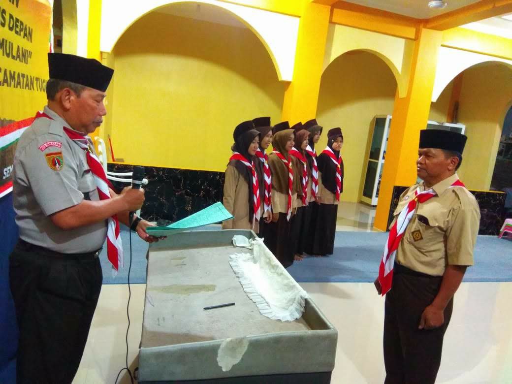 Pelantikan Gudep Al Mulani Kecamatan Tugu